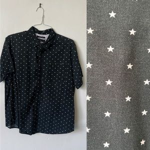 Men’s Cactus Slim Fit XL Back Star Print Shirt